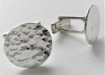 Load image into Gallery viewer, Round Textured Cuff Links
