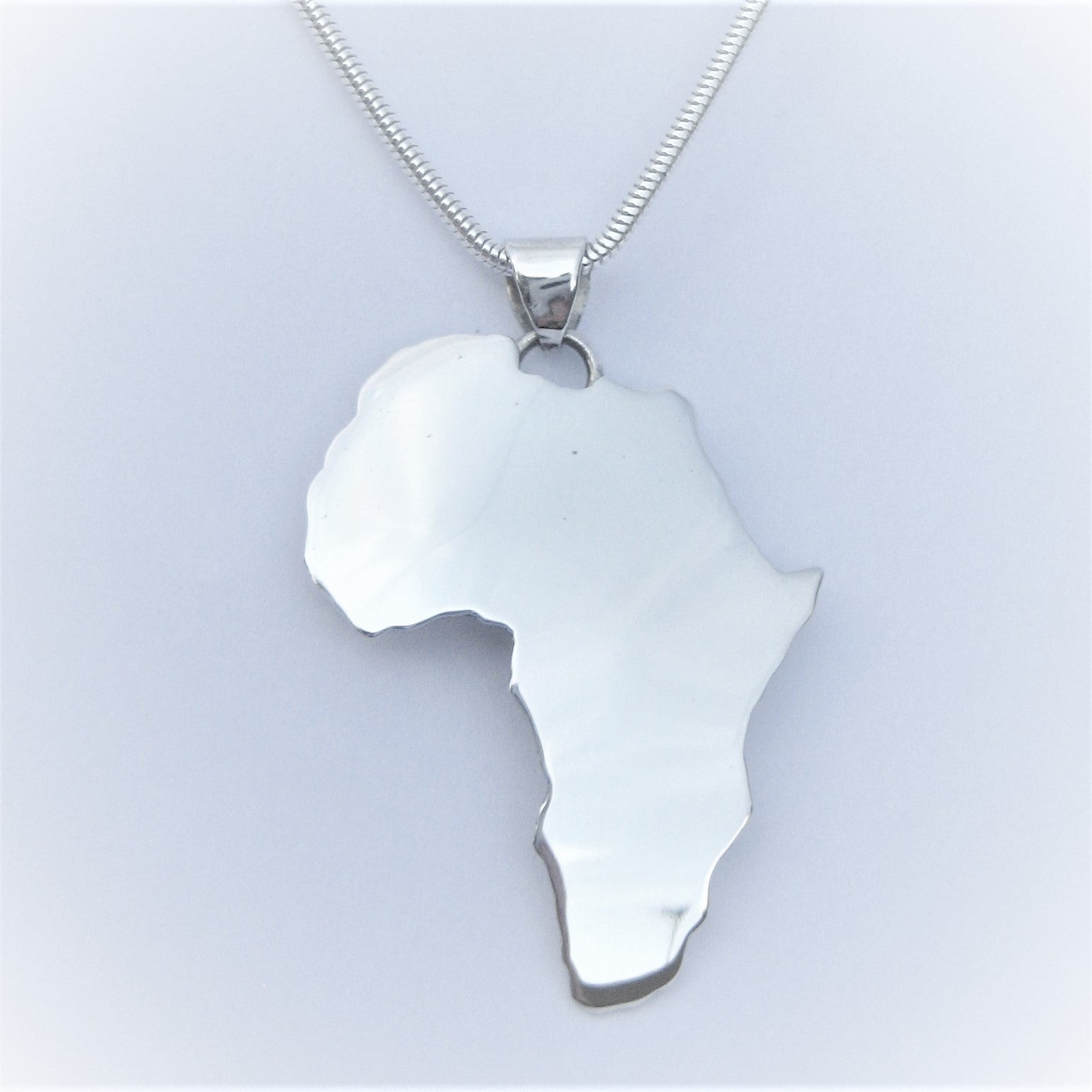 Africa Map Pendant