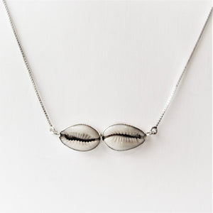 Cowrie Shells on the Horizon Necklace