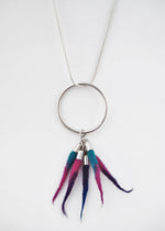 Load image into Gallery viewer, Felt Spikes Loop Necklace
