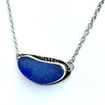 Load image into Gallery viewer, Blue Seaglass necklace
