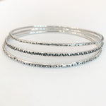 Load image into Gallery viewer, Circles stamped bangle
