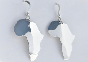 Africa Map Earrings