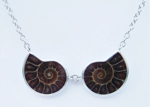 Ammonite Symmetry Necklace