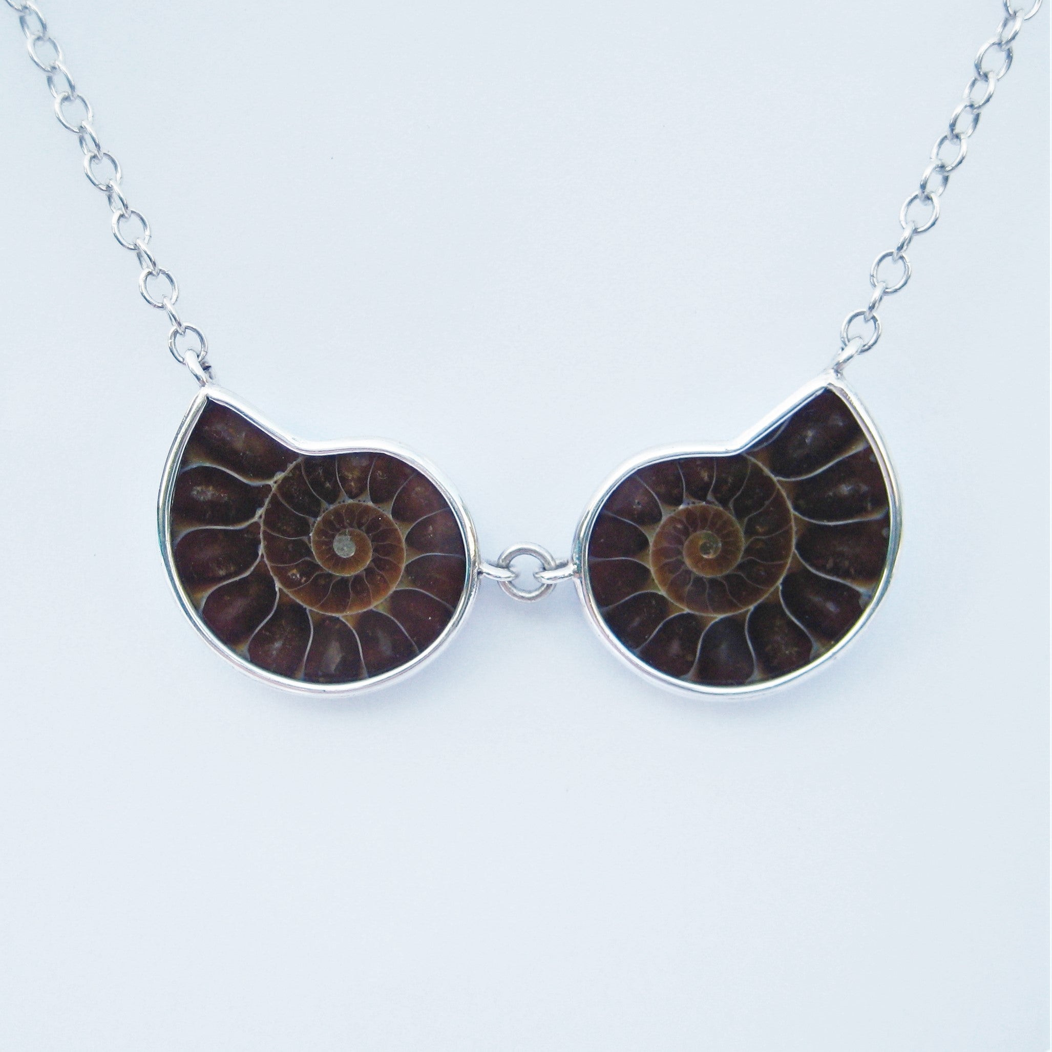 Ammonite Symmetry Necklace