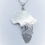 Load image into Gallery viewer, Africa Map Textured Pendant

